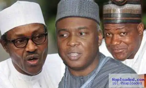 Buhari in closed door meeting with Saraki, Dogara, APC leaders